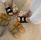 Summer Casual Double Strap Sliders